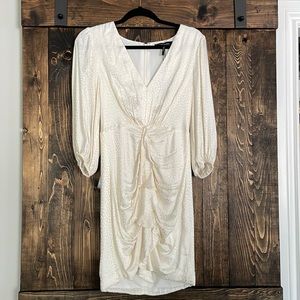 BCBGMAXAZRIA Off White Dress